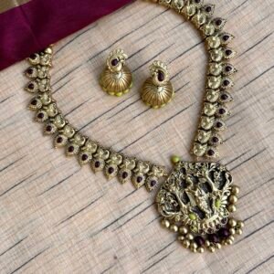 Radheya Temple Jewellery Set