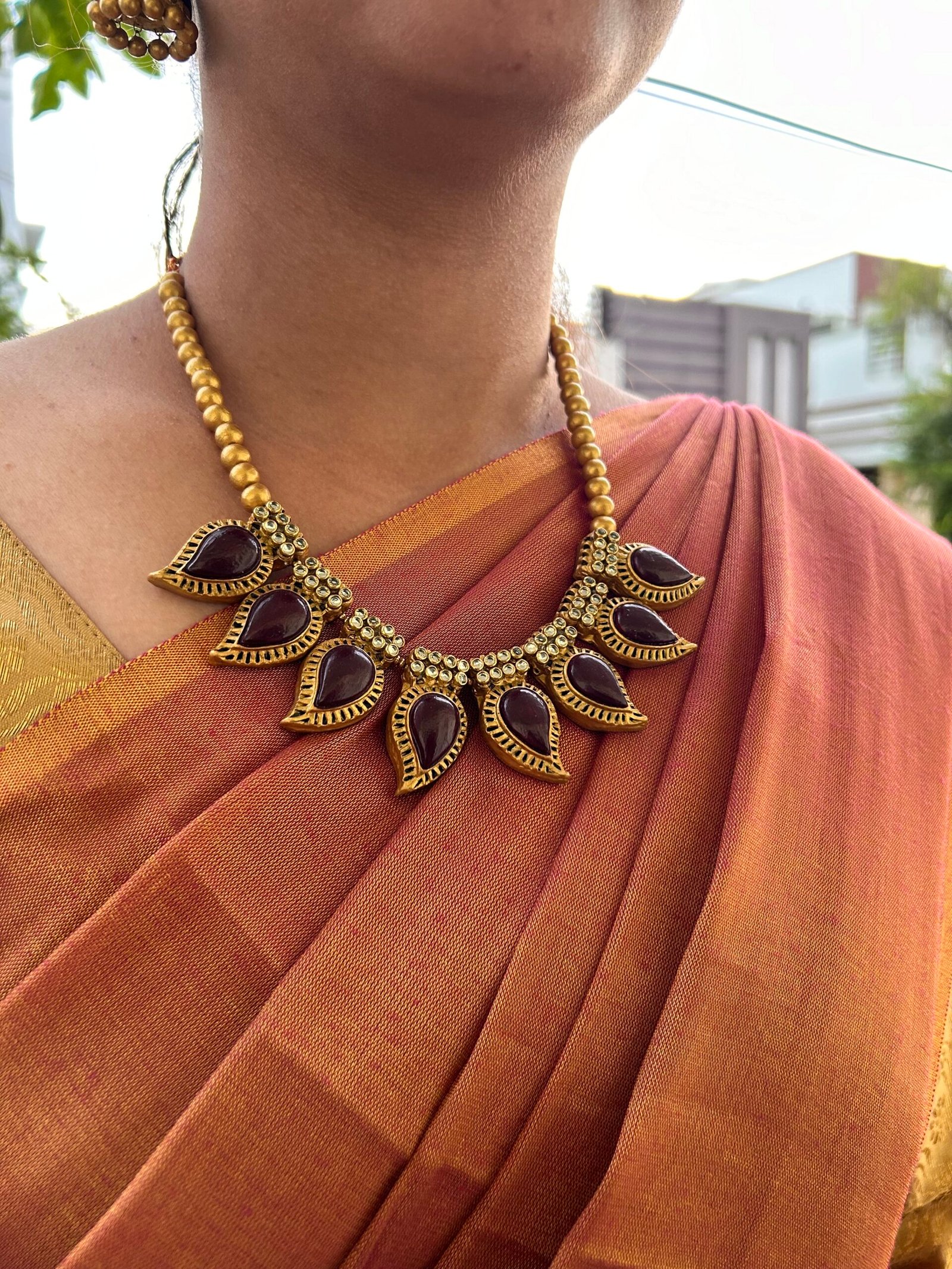 Kanaka Mayuri Kemp Necklace - Image 2