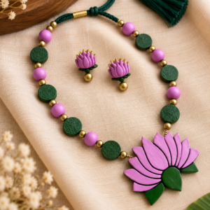 Padmika Lotus Jewellery Set